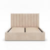 POLSTERBETT MIT KOPFTEIL 180x200 ohne Bettkasten POLLA, Beige - Creme, Textil (180/200cm) - Mebligo