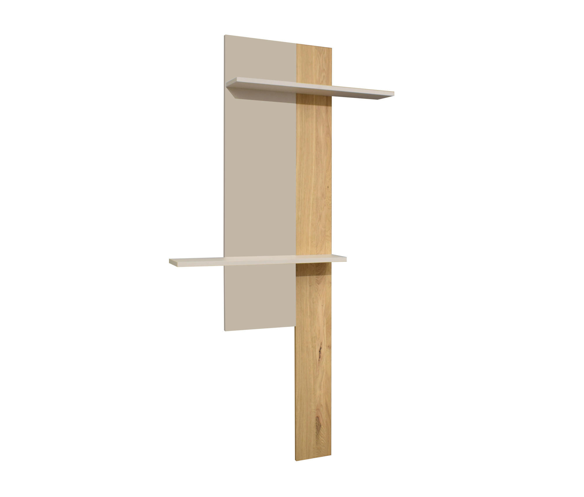 WANDPANELL Nova Kashmir und Eiche - Beige, Holzwerkstoff (75/189/17cm)