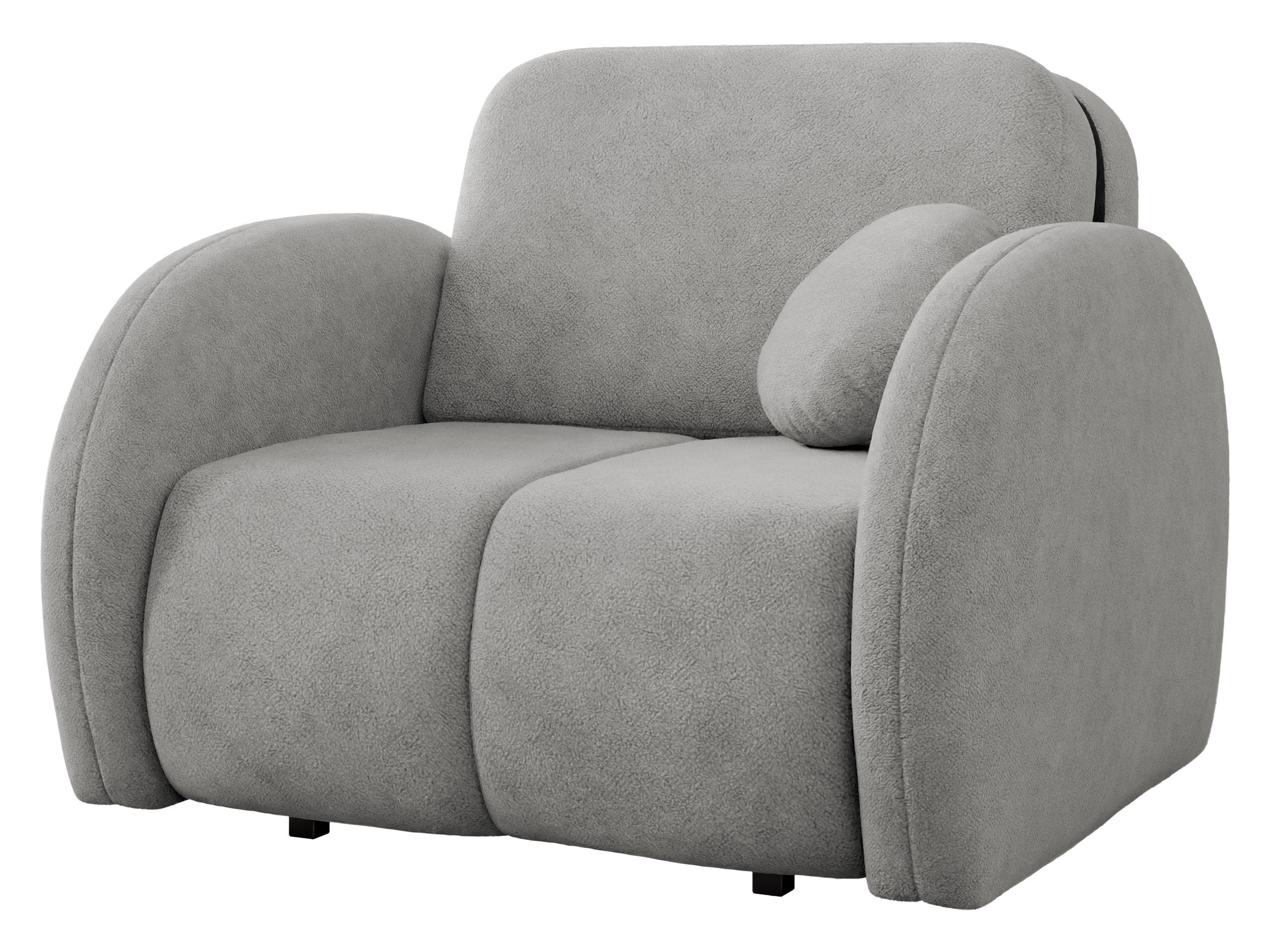 SCHLAFSOFA Viva Comfy I - Hellgrau/Schwarz, Holz/Textil (102/85/103cm) - MIRJAN24