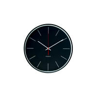 WANDUHR Design Schwarz 31/31 cm - Schwarz, Glas/Holzwerkstoff (0.94/30.5/4cm) - ONZENO