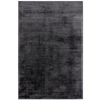 VISKOSETEPPICH Nova Dunkelgrau 120x170 cm - Dunkelgrau, Textil (120/170cm) - benuta Pure