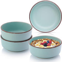 SCHALEN BOMBAY BREEZE - 4 teilig aus Steingut - Hellblau, Stein (16.5/16.5/6.5cm) - Sänger