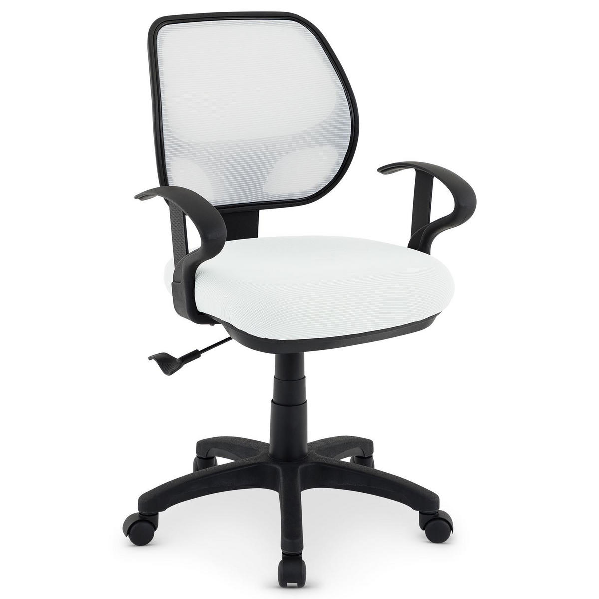 KINDERDREHSTUHL COOL-1 - Weiß, Textil (58/97/58cm) - IDIMEX