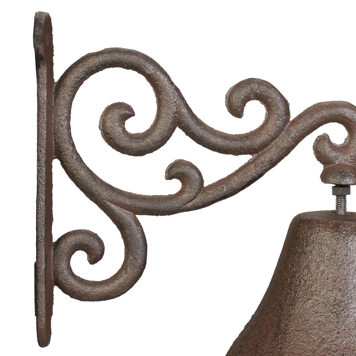 ZVONO za vrata - smeđa, metal (10/15.5/17.5cm) - Relaxdays