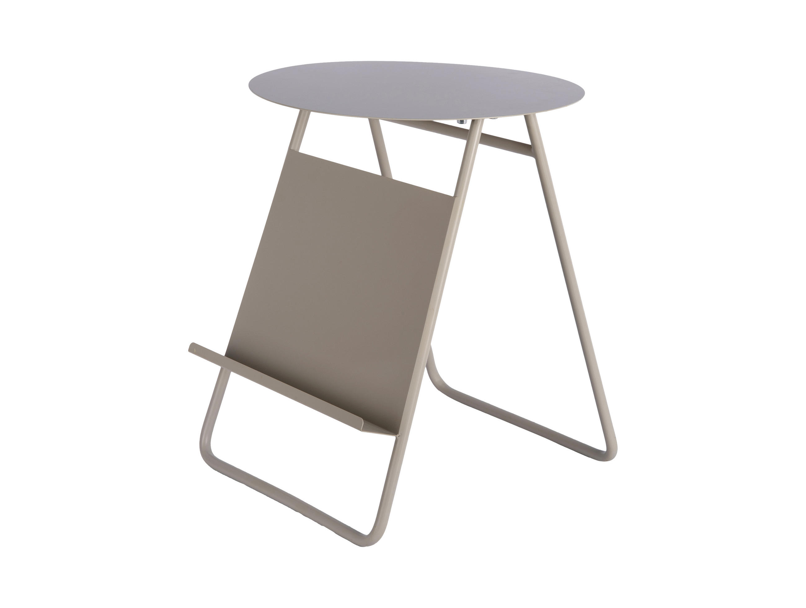 BEISTELLTISCH Esencia - Grau - 40/40/48 cm - Grau, Metall (40/40/48cm) - Leitmotiv