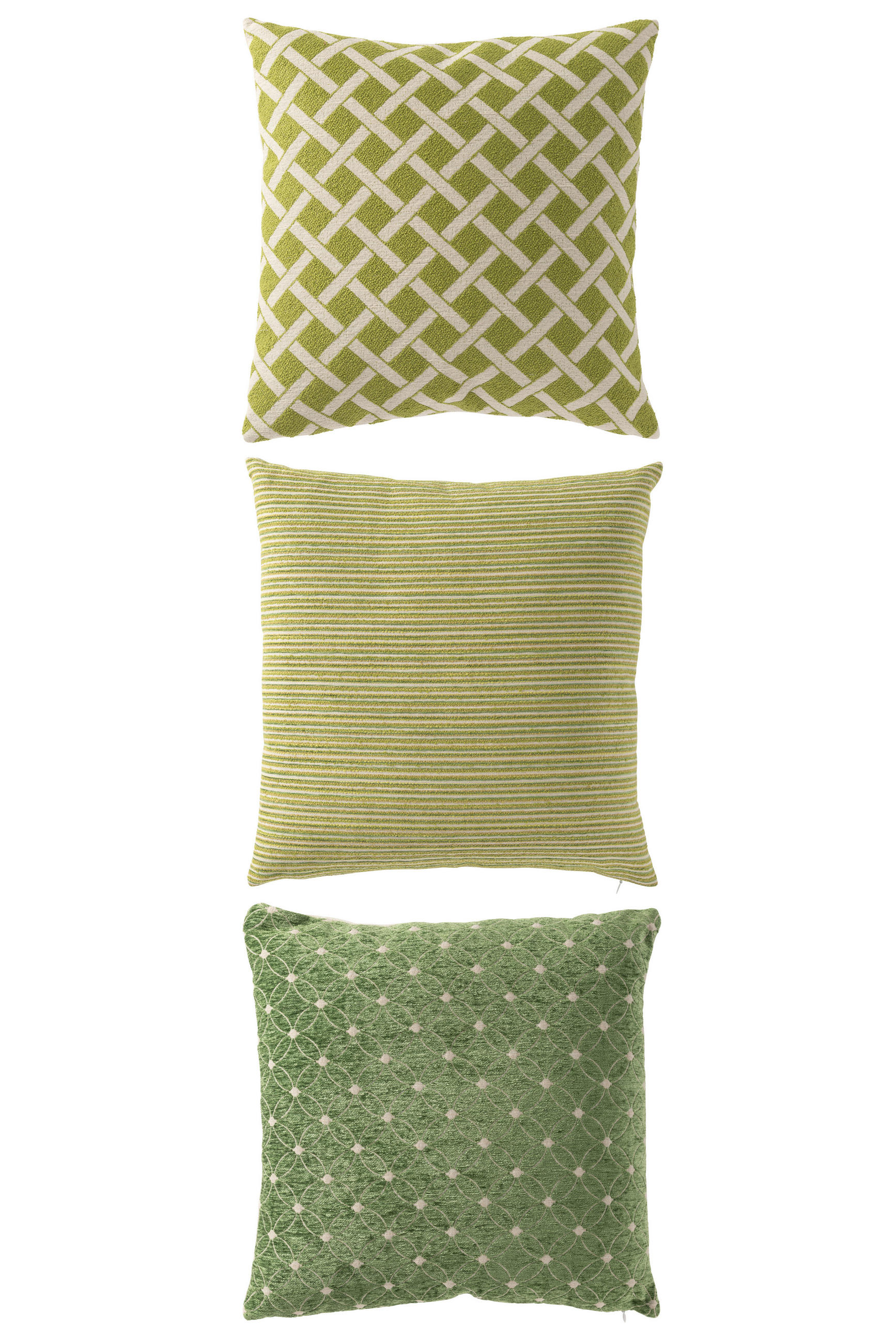 KISSEN VIERECKIG Grün - Grün, Textil (45/45cm) - J-Line
