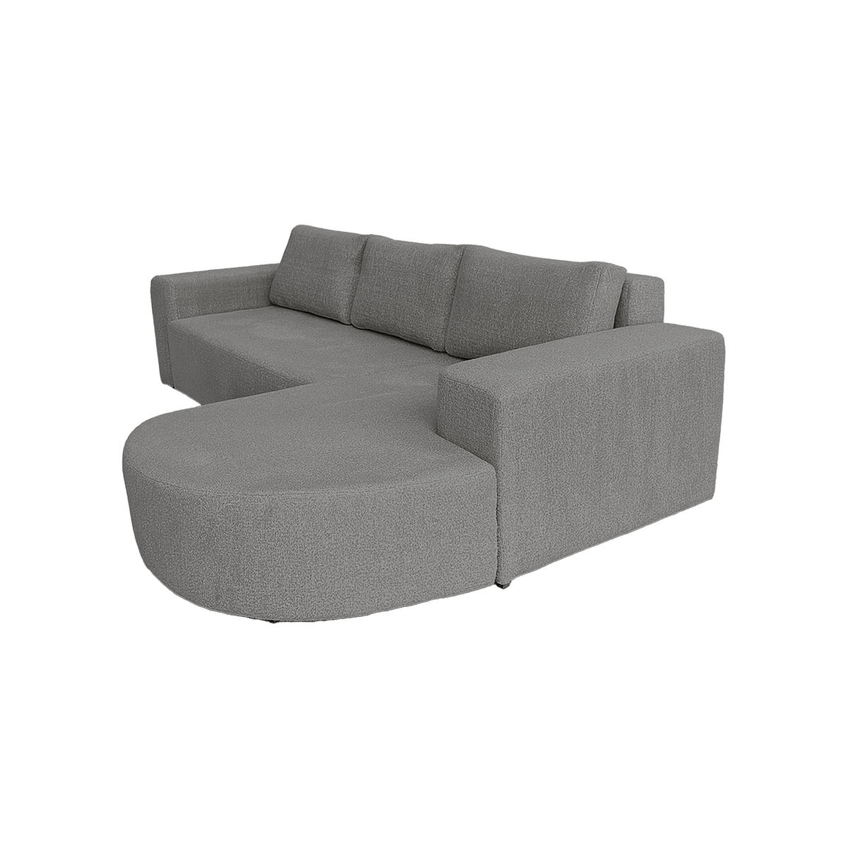 ECKSOFA Tolga mit Schlaffunktion, Grau - Grau, Textil (270/162cm) - Fedve
