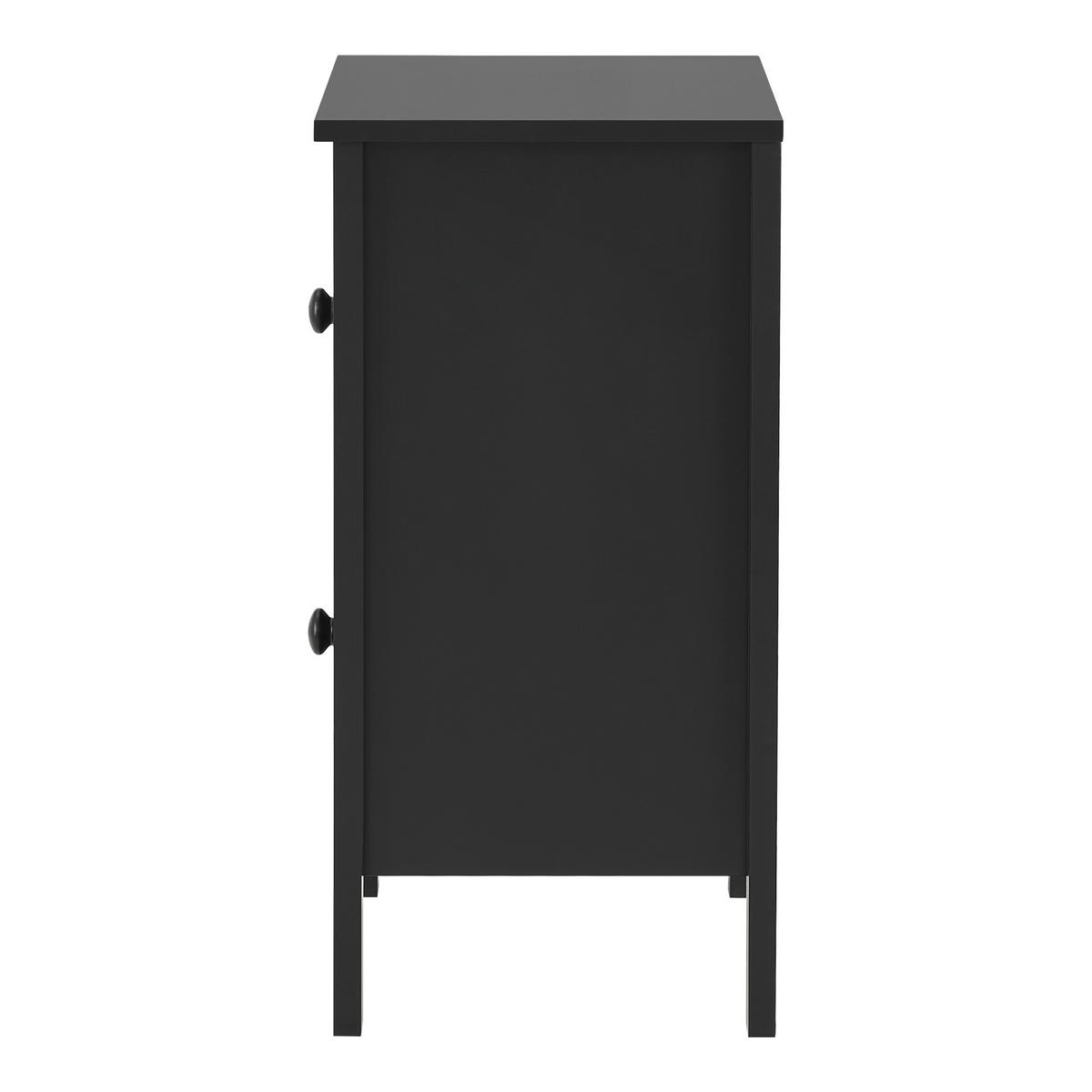 BEISTELLTISCH Urjala - Schwarz, Holzwerkstoff (25/27/52cm) - [en.casa]