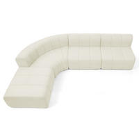 ECKSOFA DE-34633 4-Sitzer modular Beige - Beige, Textil (189/283cm) - ComfortXL