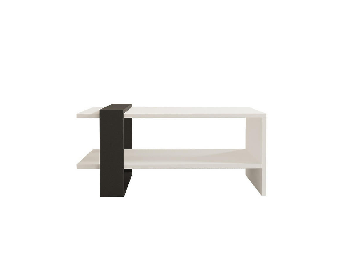 COUCHTISCH funda weiss - Weiß, Holz (80/55/35cm) - Habitat Garten