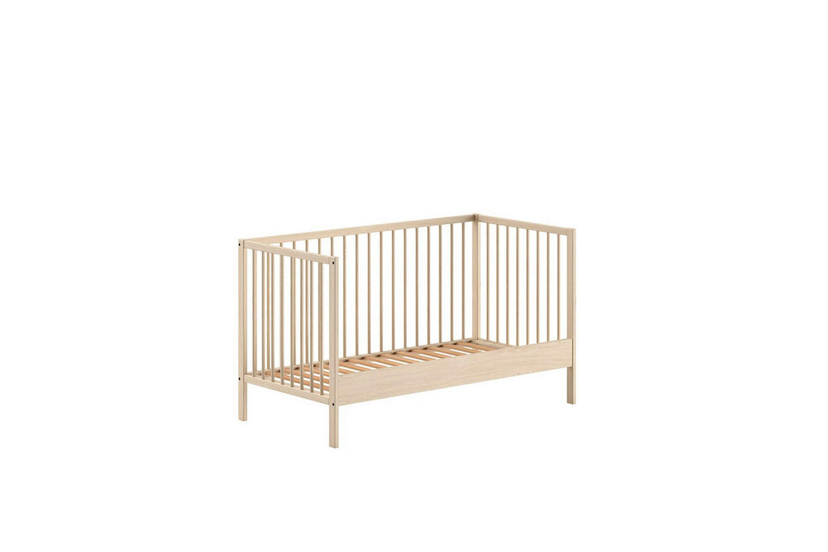 BABYBETT Kara-lynn 144x84x76 aus Massivholz in Buche Natur - Buchefarben, Holz (70/140cm) - 58aufmkessel