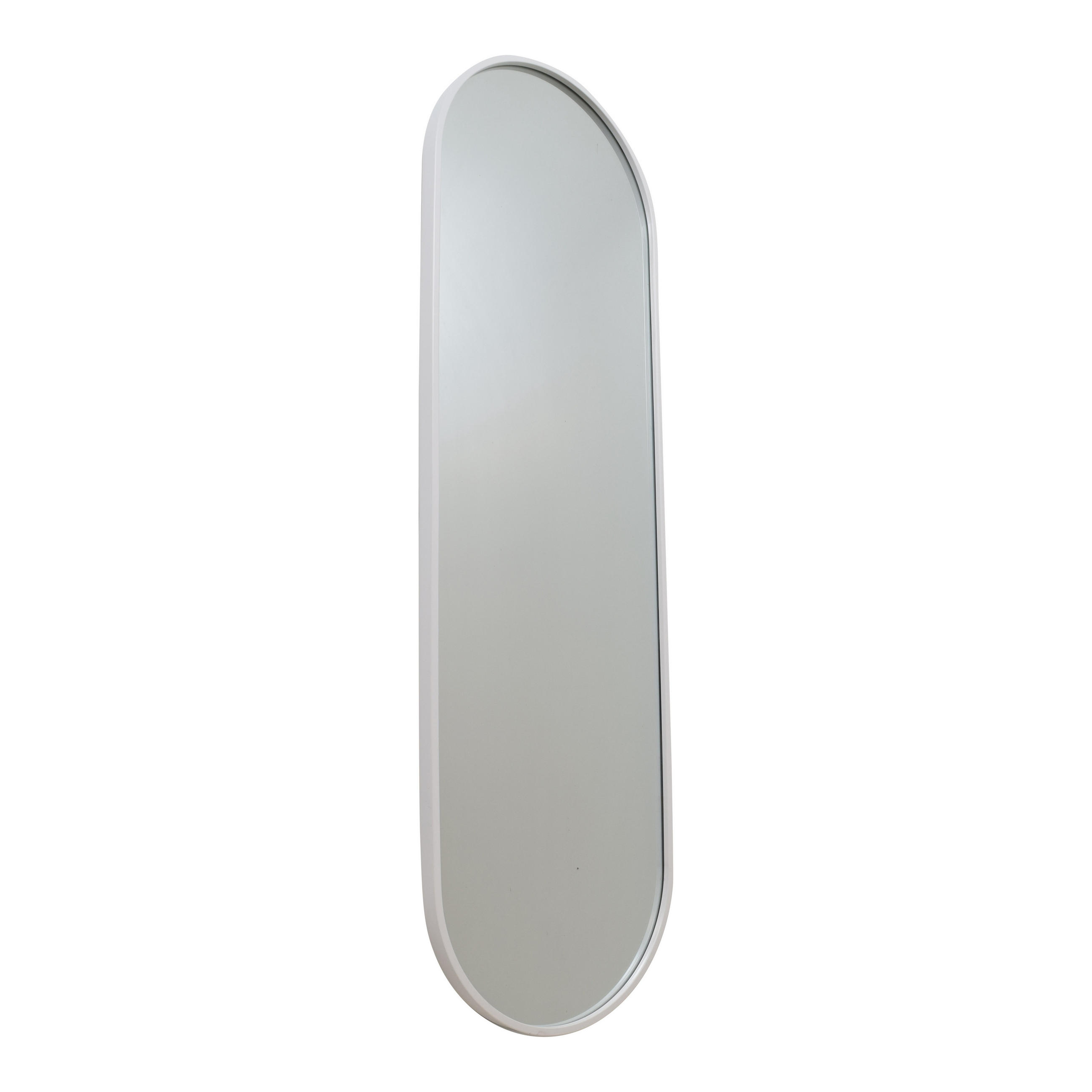 WANDSPIEGEL Boston Weiß - Weiß, Metall (40/130/4cm) - Fragix