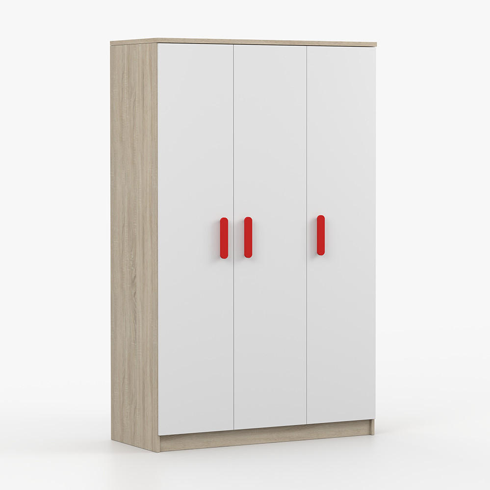 imoebel24 Kleiderschrank Sonoma Eiche 120x194x50 cm