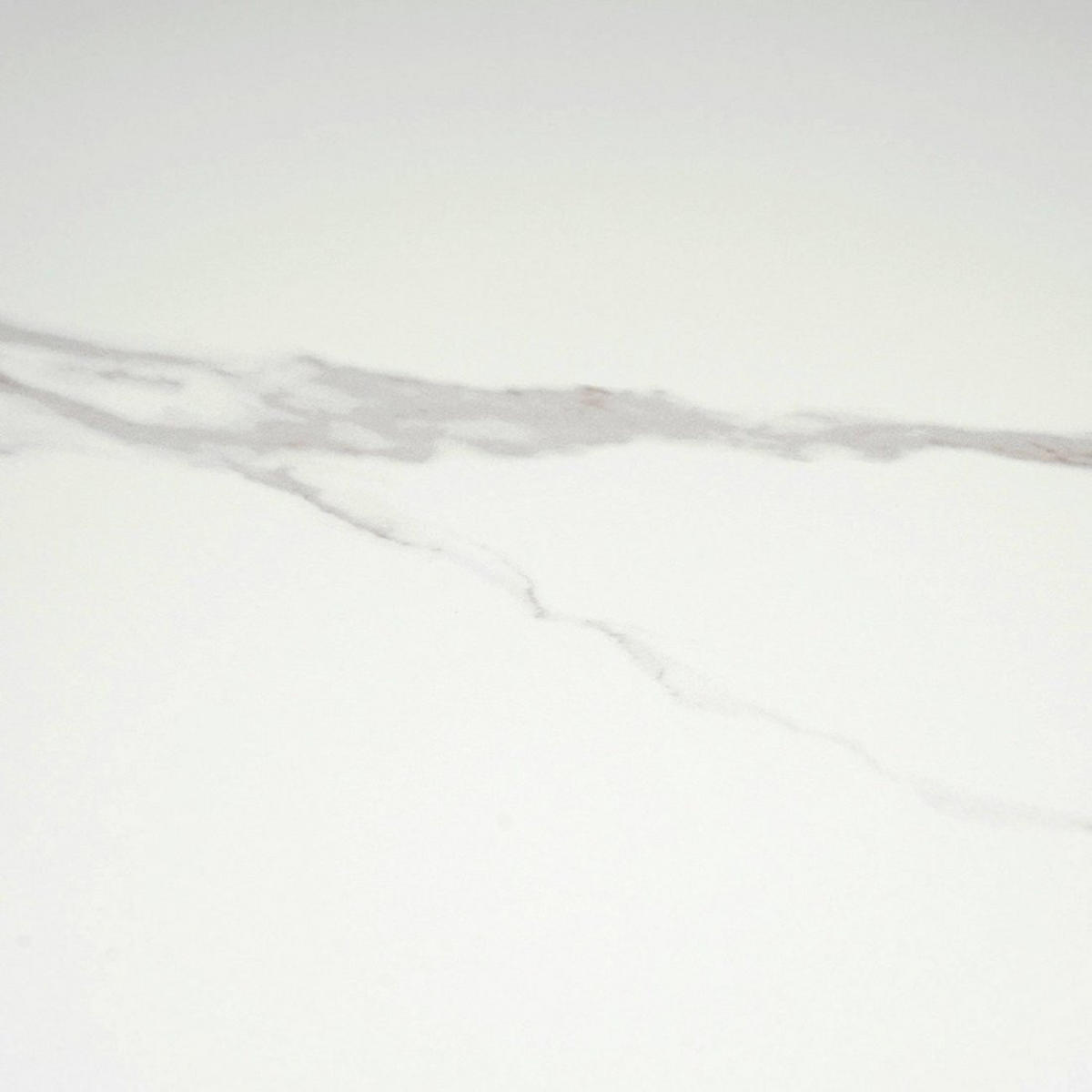 ESSTISCH Gaia Blanco / Natural 115 cm x 75 cm - Weiß, Holzwerkstoff (115/115/75cm)