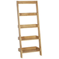 REGAL 5 Fächer Mobile Trio - Hellbraun, Holzwerkstoff (65/167/43cm) - Beliani