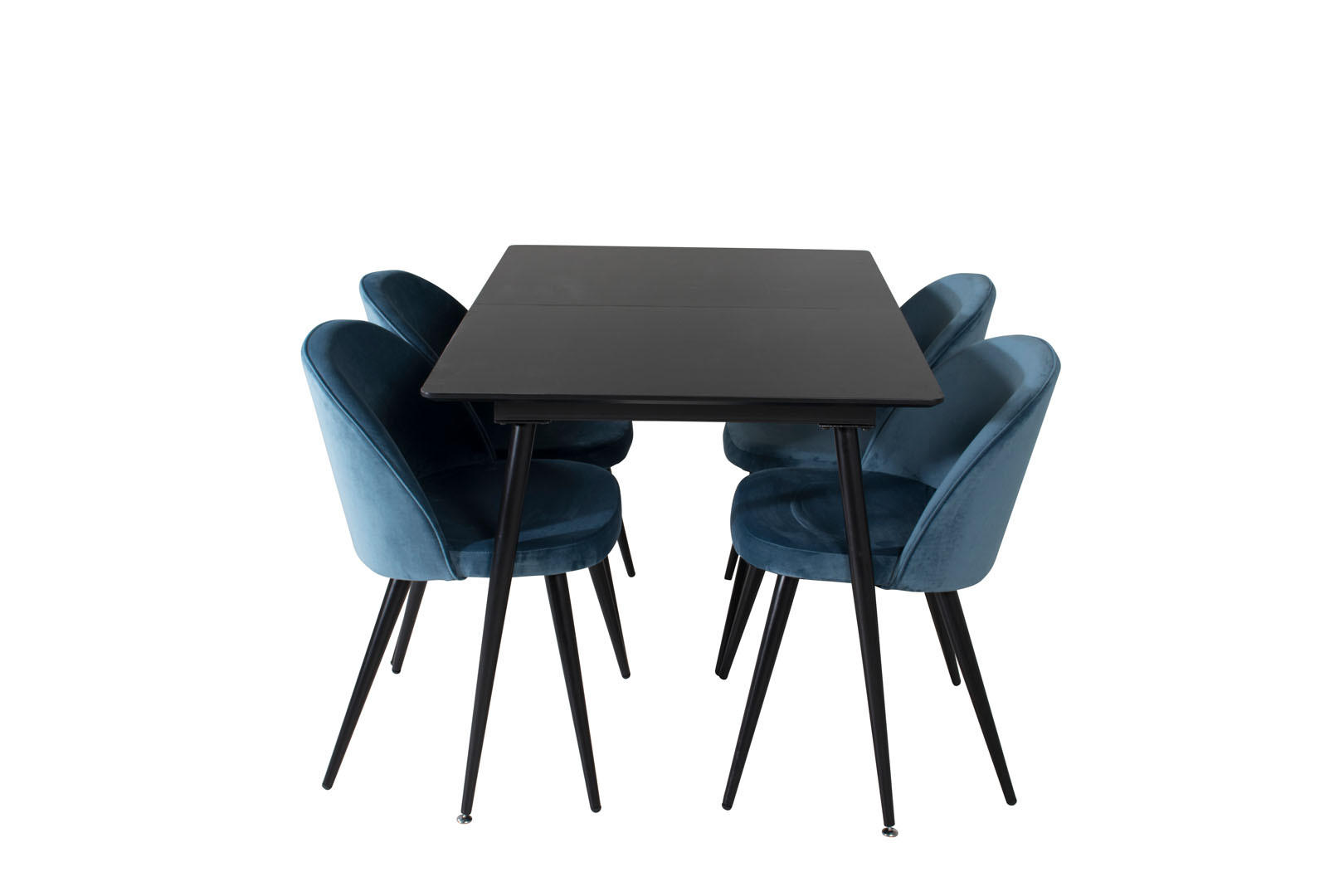 TISCHGRUPPE Blau - Blau, Holzwerkstoff (90/76/120cm) - ebuy24