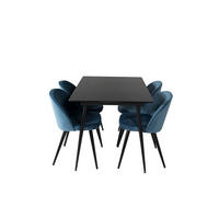 TISCHGRUPPE Blau - Blau, Holzwerkstoff (90/76/120cm) - ebuy24