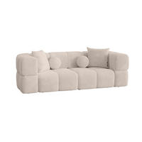 SOFA 3-sitzer Vega - Beige, Holzwerkstoff/Textil (250/77/103cm) - Fun Möbel