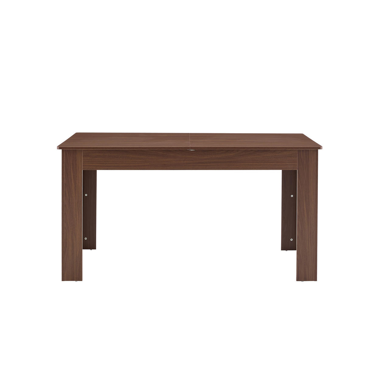 ESSTISCH Nussbaum mit zwei tropfenförmigen Einlegeplatten 220/88.5/77 cm - Walnussfarben, Holz (88.5/220/77cm) - Oxeza