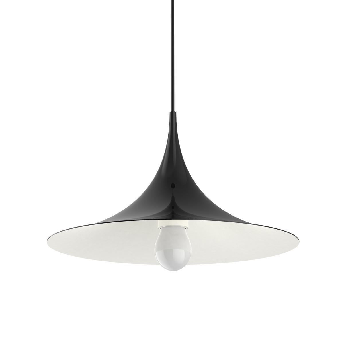 HÄNGELEUCHTE - Schwarz, Metall (33/33/16cm) - Lumicom