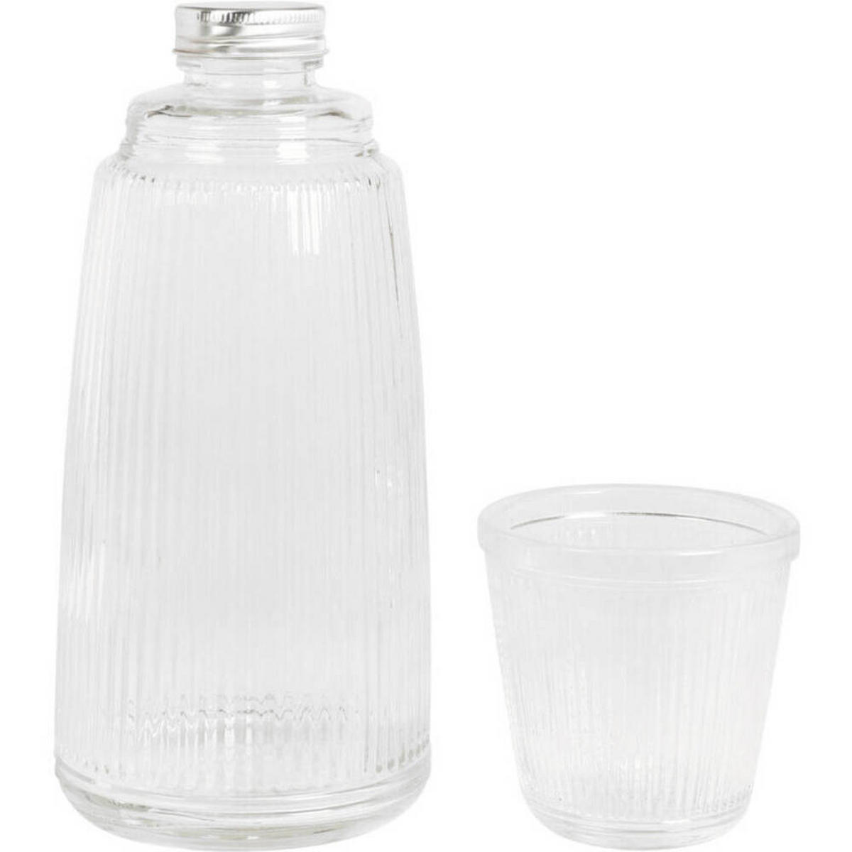 GLASFLASCHE 1000 ml - Transparent, Glas (10L) - Excellent Houseware