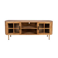 LOWBOARD Yaz niedrig aus - Braun, Holz (150/55/38cm) - Housecraft Living