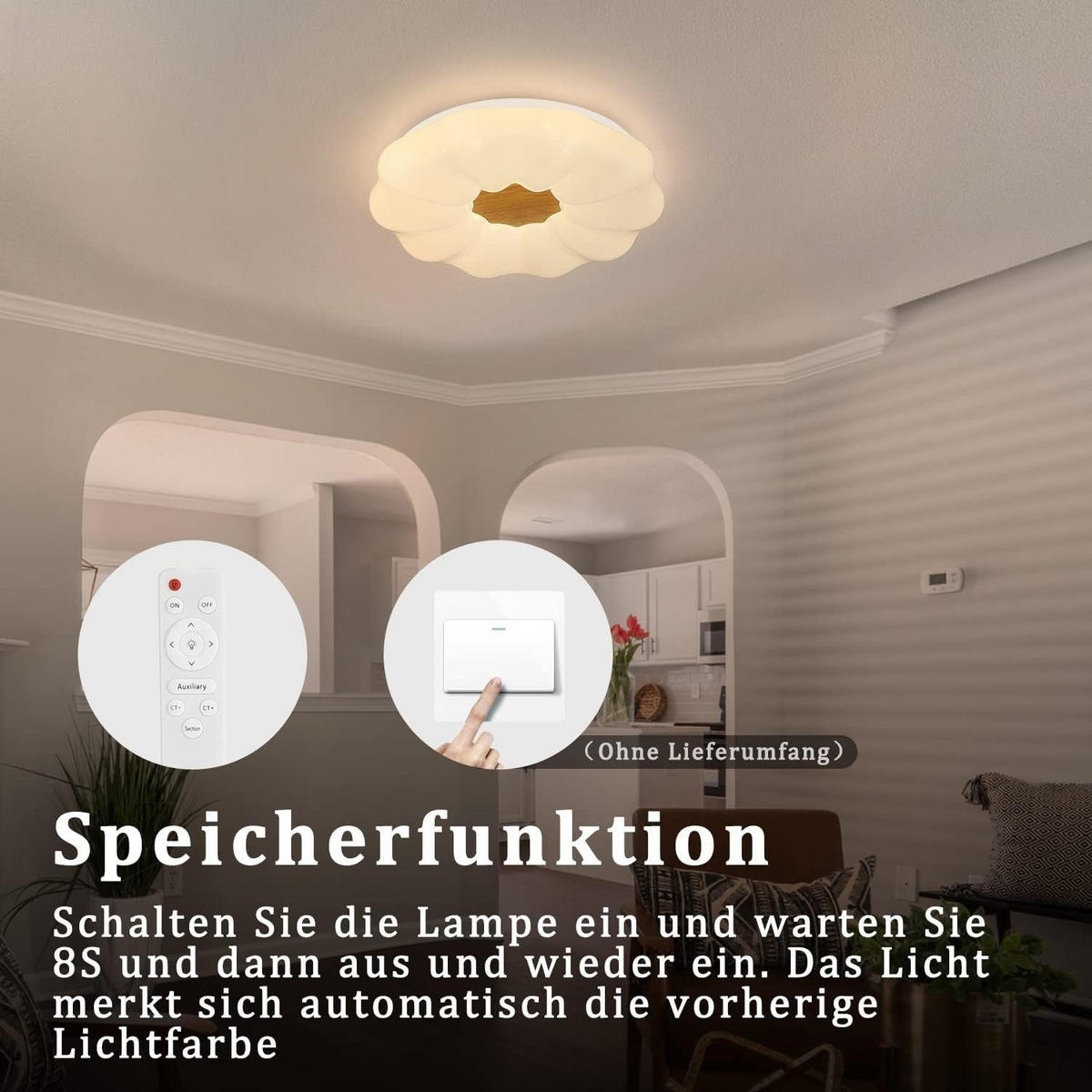 LED-DECKENLEUCHTE Ulrich 40/40/7 cm - Weiß, Kunststoff (40/40/7cm) - Nettlife
