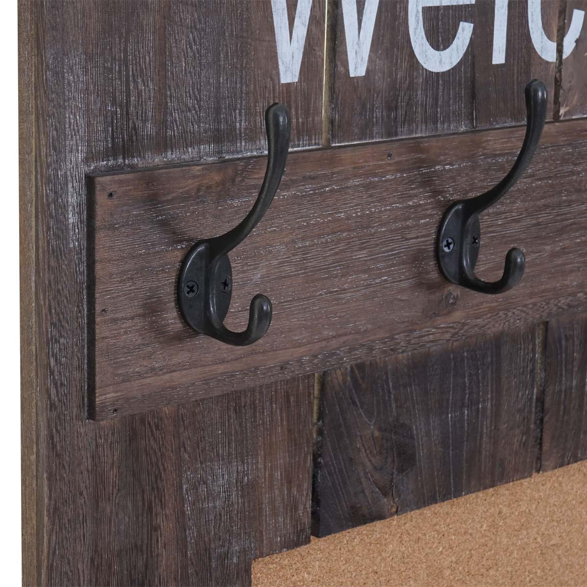 WANDGARDEROBE MIT PINNWAND Braun - Braun, Holz (60/91/3cm) - MCW