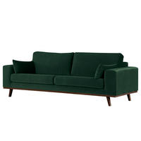 2-SITZER SOFA - Buchefarben/Grün, Textil (197/81/88cm) - home24