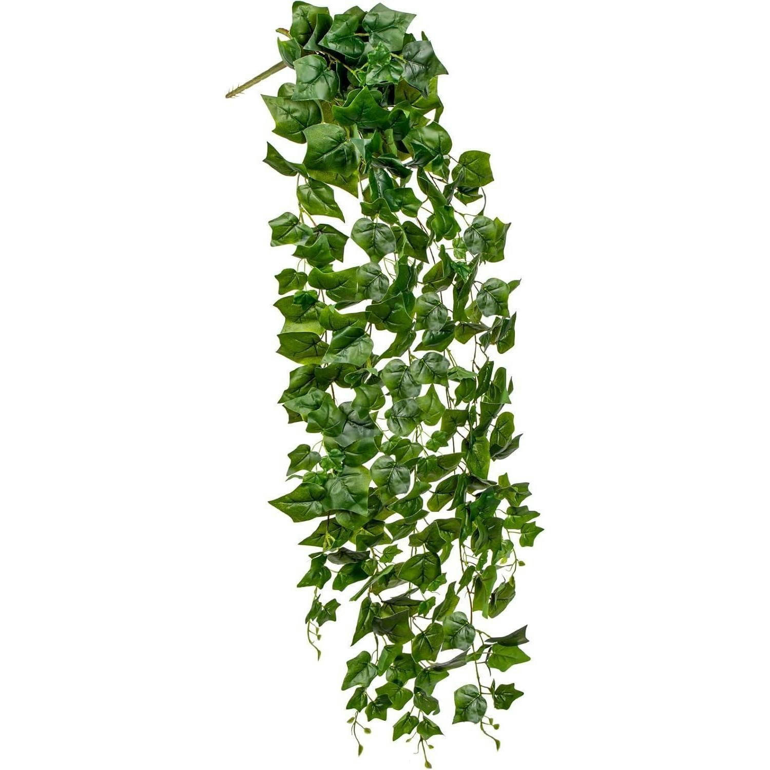 KUNSTPFLANZE Efeuranke 130 cm - Grün, Kunststoff (90cm)