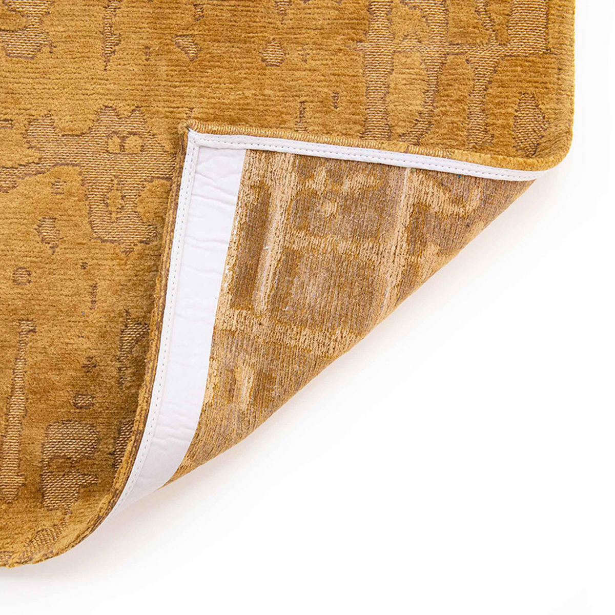 PREPROGA Madagascar Gold Structures 80/150 cm - rumena, tekstil (80/150cm) - Louis De Poortere