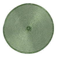 TISCHSET Glitter - Dunkelgrün, Textil (38cm) - home&you