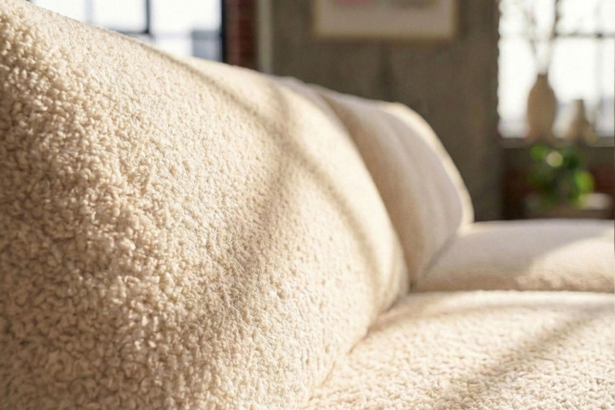 BIG SOFA PADANA Beige Flachgewebe - Beige/Schwarz, Kunststoff/Textil (410/86/166cm) - KAWOLA