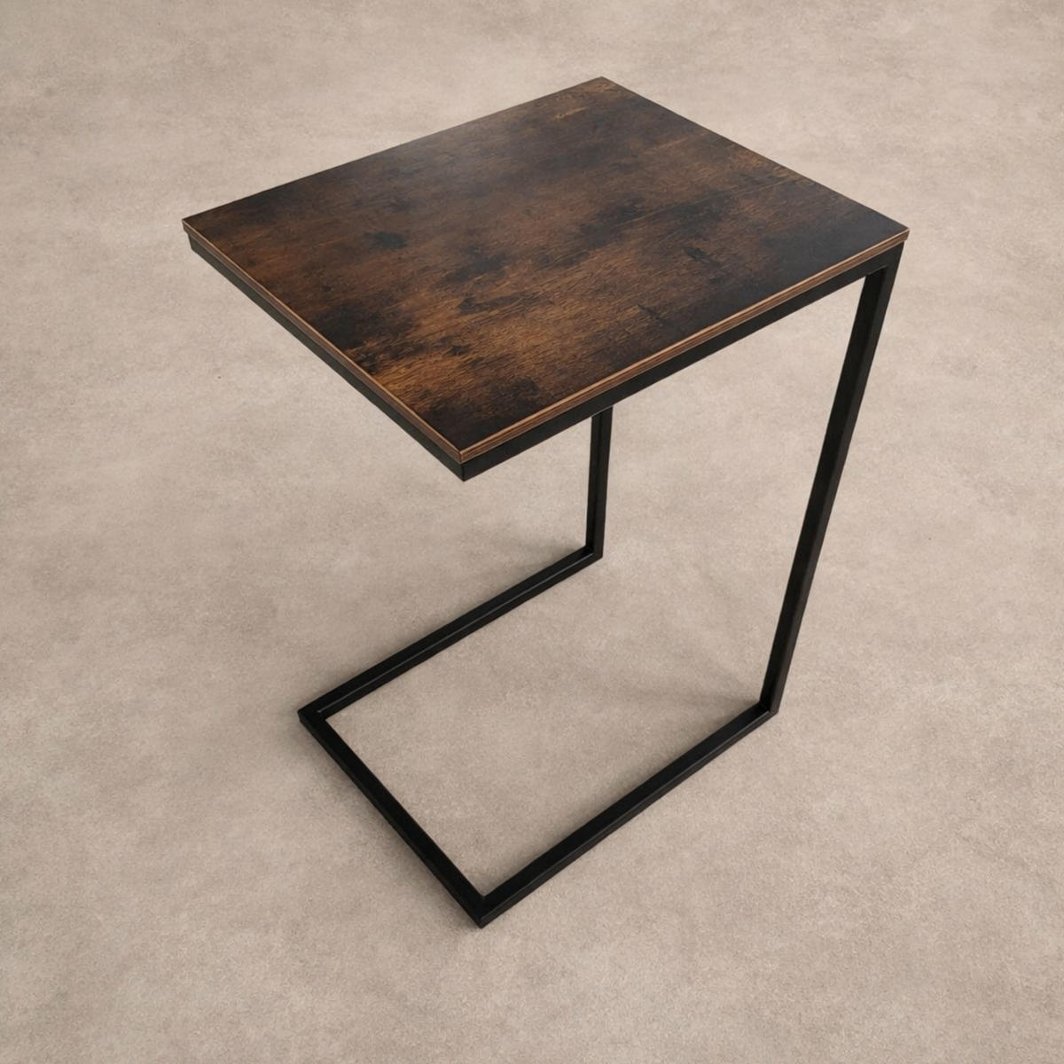 BEISTELLTISCH Kayu Braun 46/36/67 cm - Braun, Metall (46/36/67cm) - SCENA LIVING