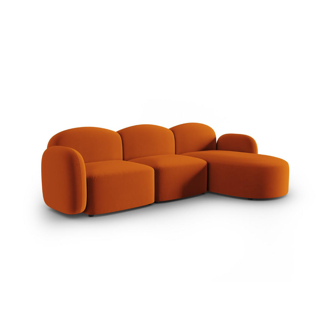 Thumbnail - Micadoni Ecksofa, Terra cotta, Textil, 4-Sitzer, L-Form, 272x155 cm, Hergestellt in Europa, Wohnzimmer, Sofas & Couches,...