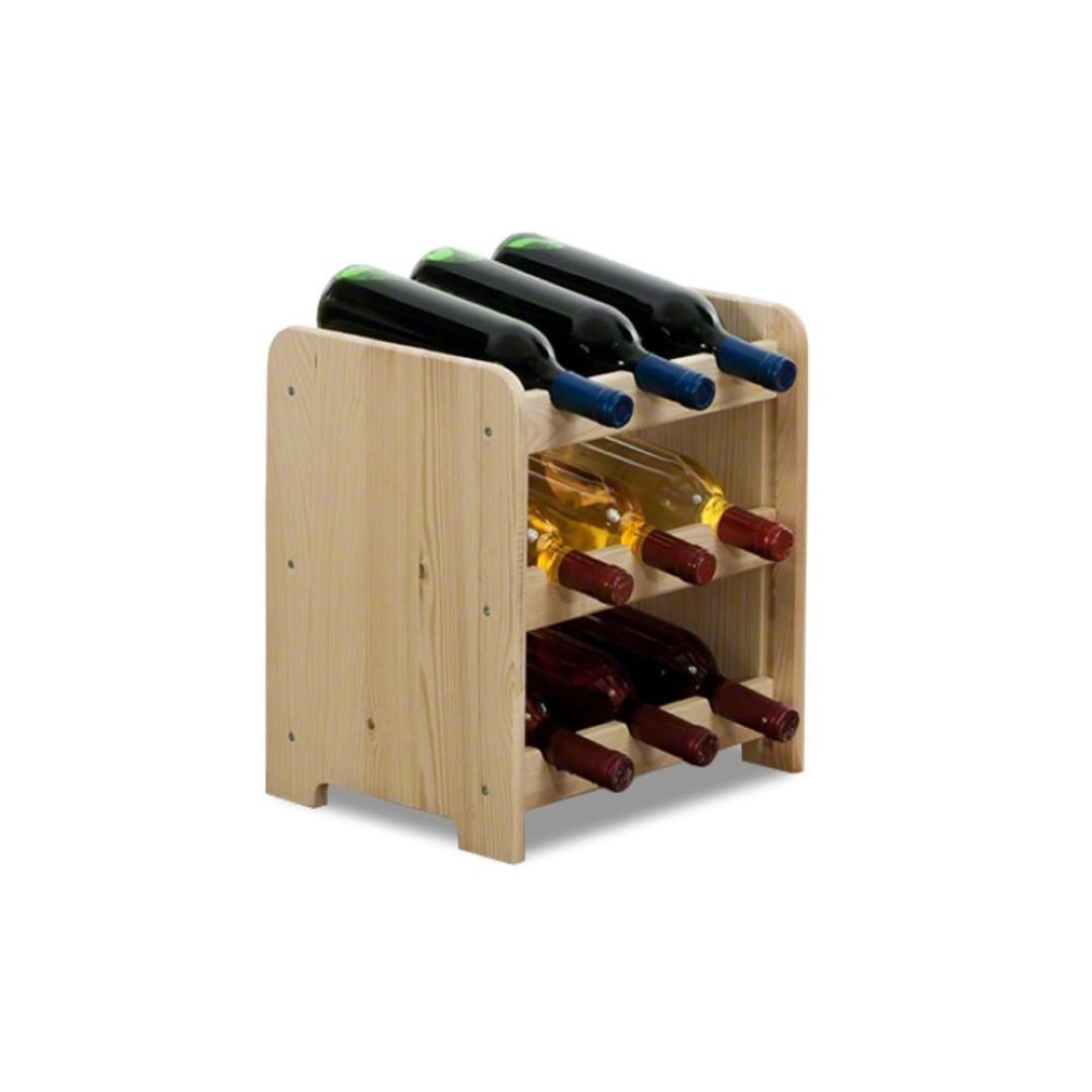 Proregal Weinregal Natur 34.4x36x26.5 cm