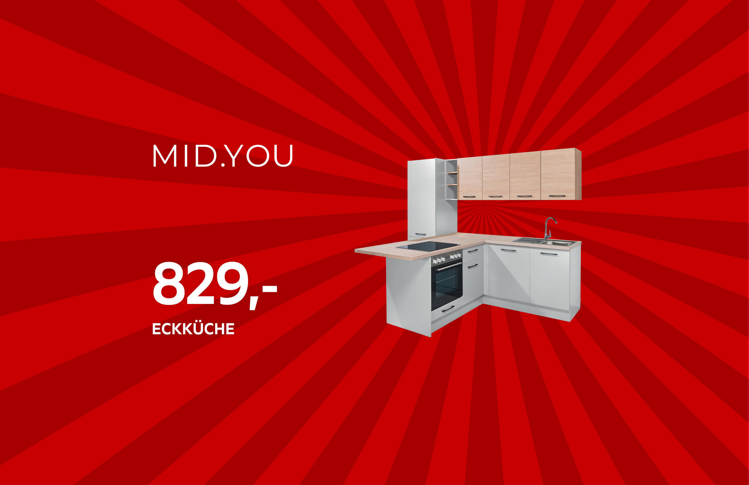 MID.YOU - 829 € - ECKKÜCHE