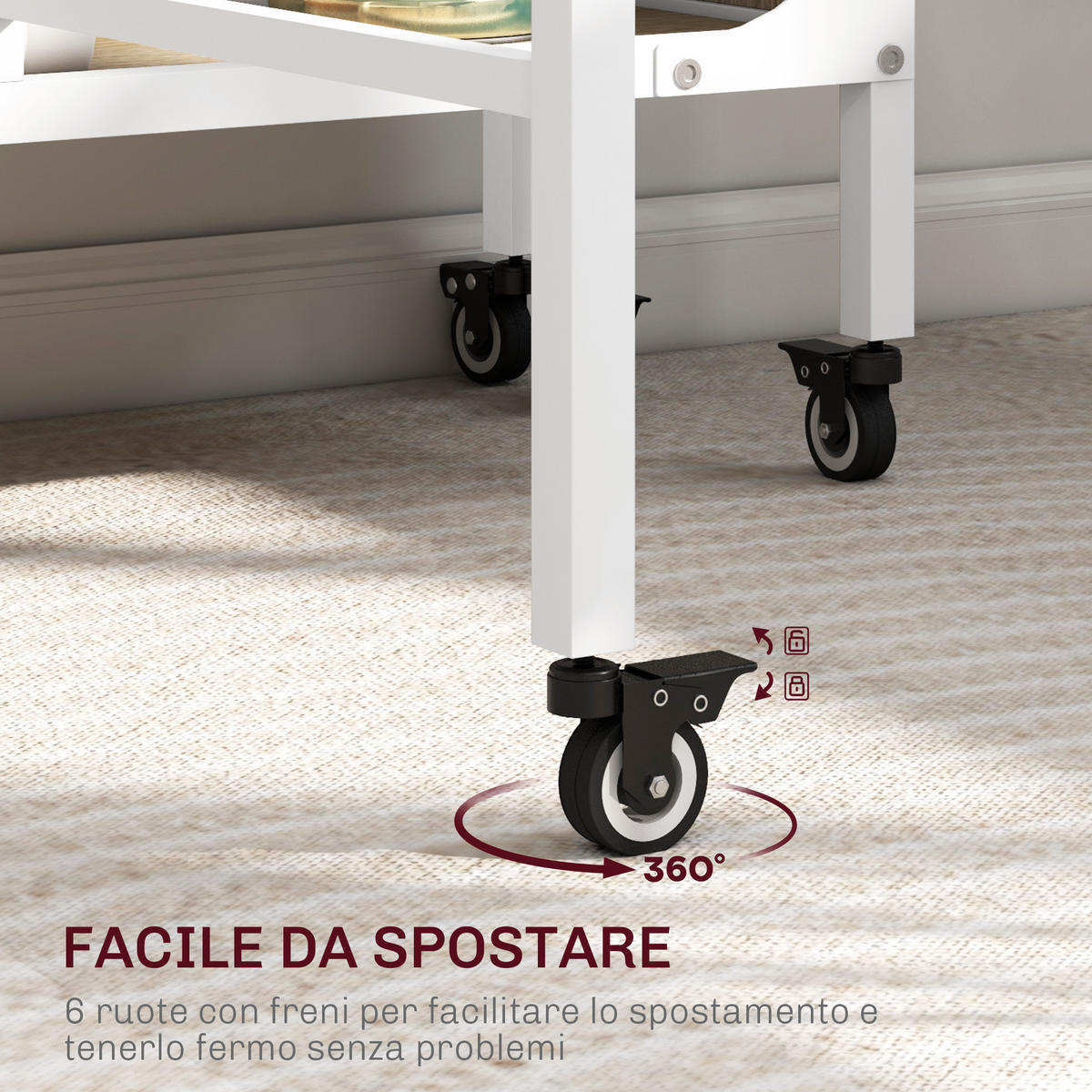 ESSTISCH Holzoptik 1 Stück - Beige, Kunststoff (130/80/74cm) - GiPP