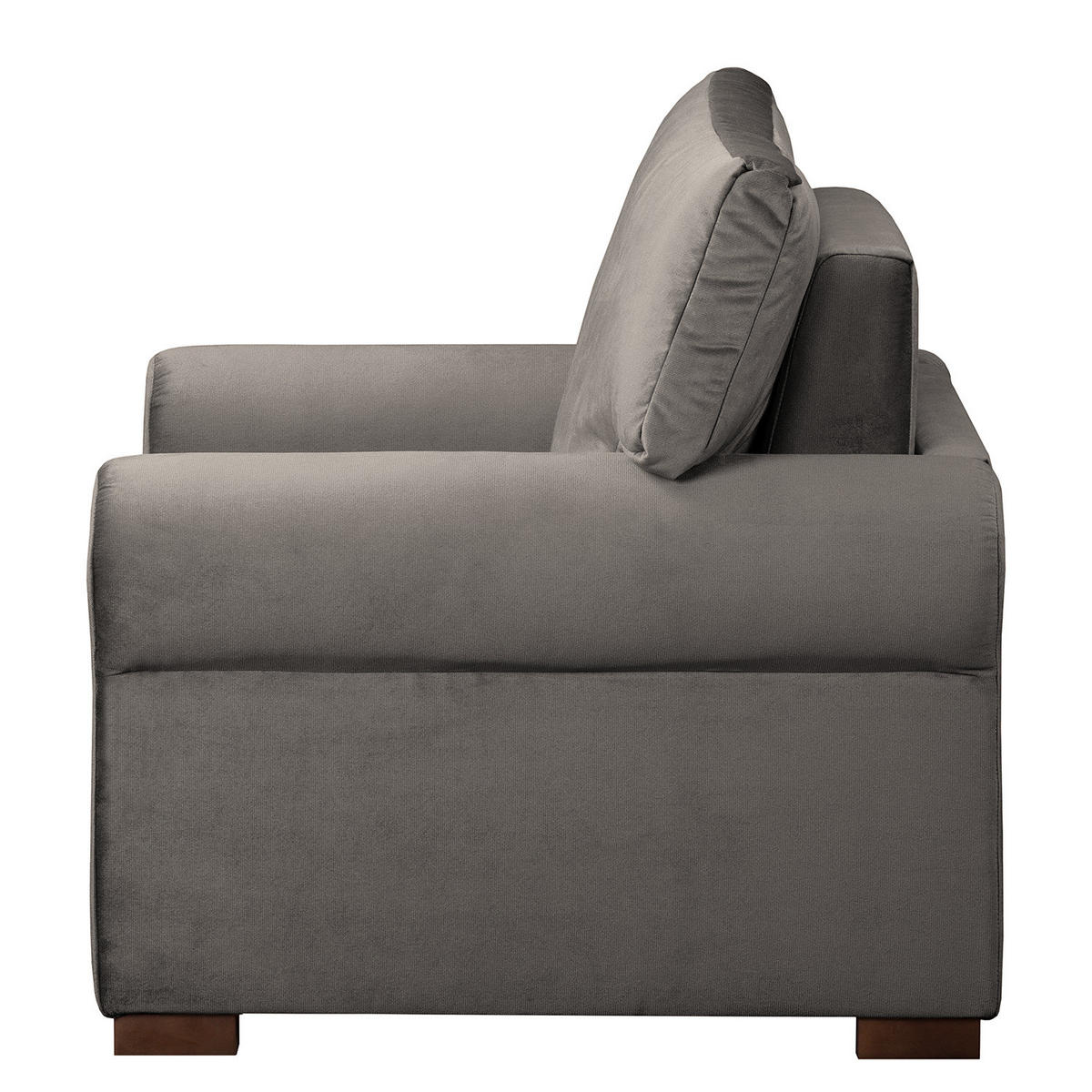 SCHLAFSOFA mit Husse - Buchefarben/Grau, Buchenholz/Textil (125/90/90cm) - home24