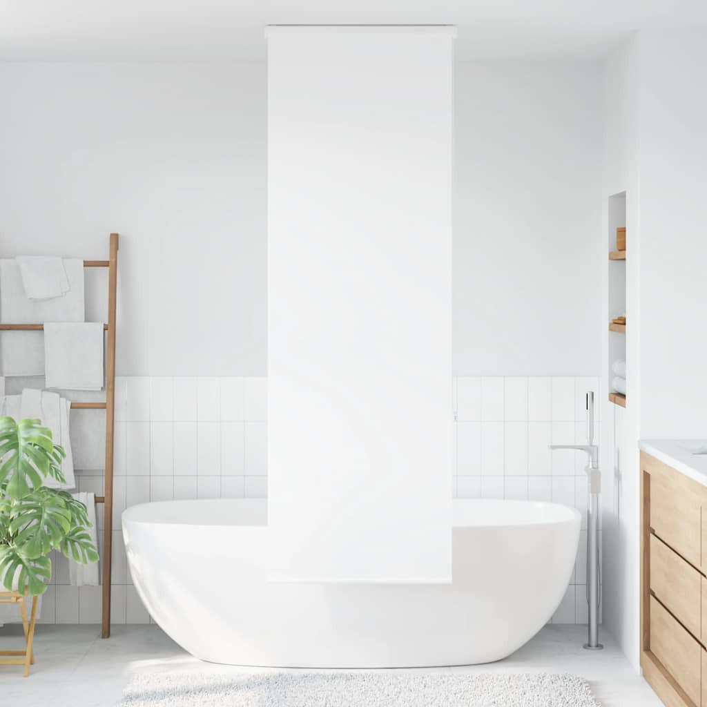DUSCHVORHANG für Dusche Breite Stoff 66 cm - Weiß, Kunststoff (70/240cm) - MCBOSON