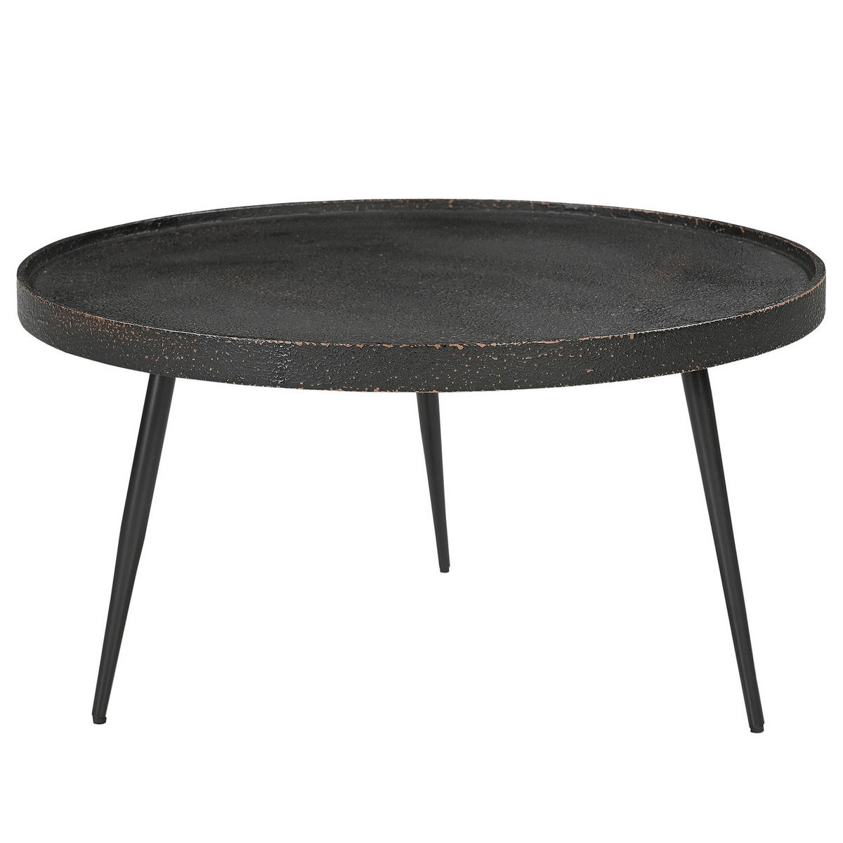 COUCHTISCH - Antik Schwarz - Schwarz, Holzwerkstoff (75/75/40cm) - home24