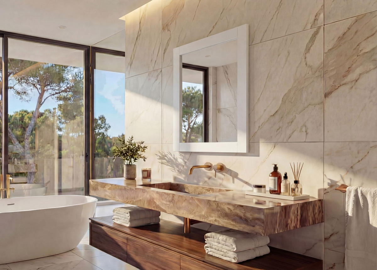 WANDSPIEGEL Weiß - Weiß, Holzwerkstoff (52/72/2cm) - MCW