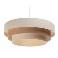 HÄNGELEUCHTE Beige 60/20 cm - Beige, Kunststoff (60/1.9/20cm) - ONZENO