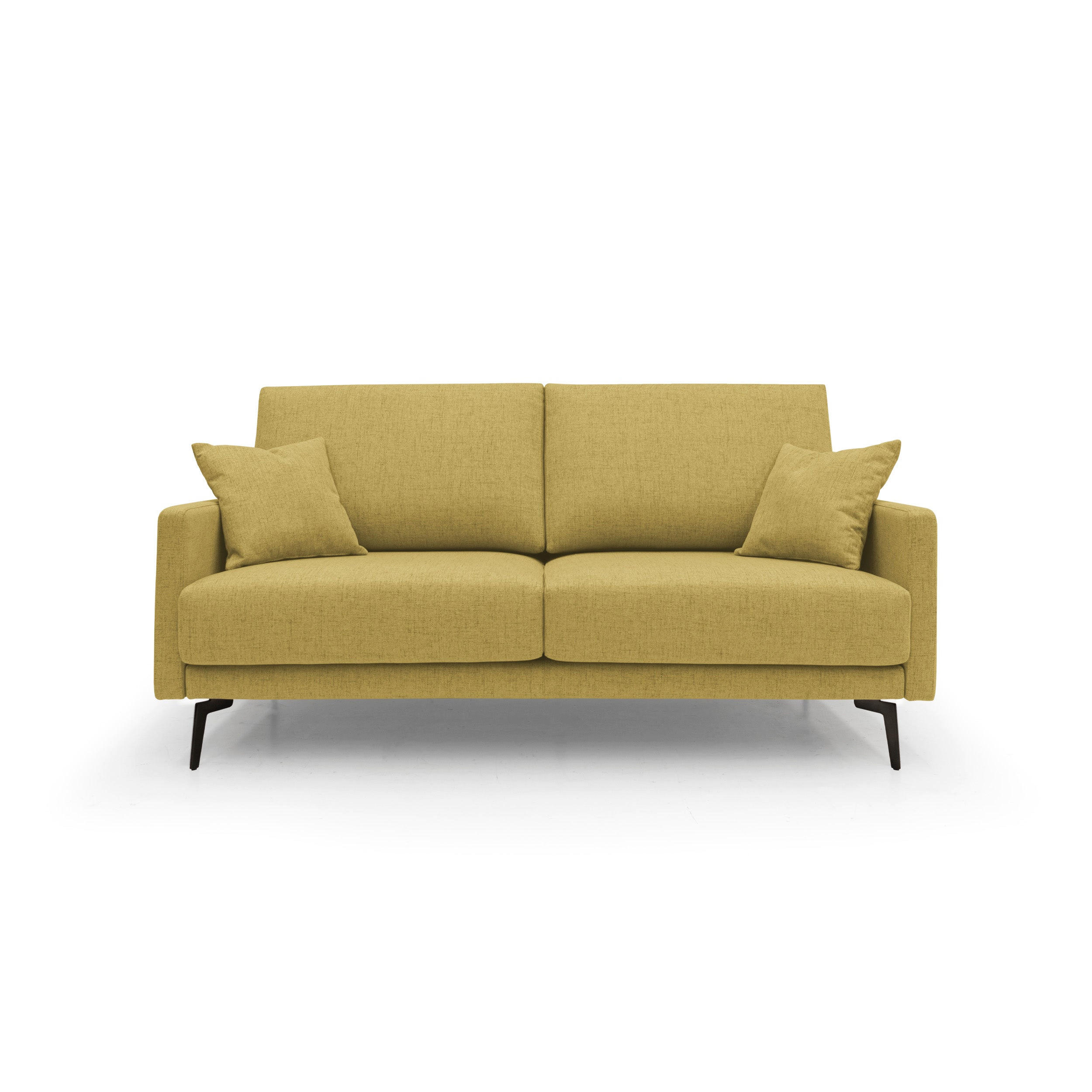 LINEARSOFA Saturno - Gelb, Textil (160/94/90cm) - Divani.store