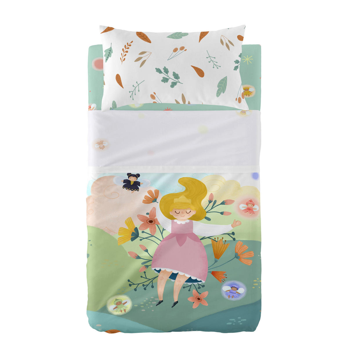 BETTWÄSCHE 2er-Set teiliges dreaming 120x180 cm (kinderbett) mehrfarbig - Multicolor, Textil (120/180cm) - Happy Friday