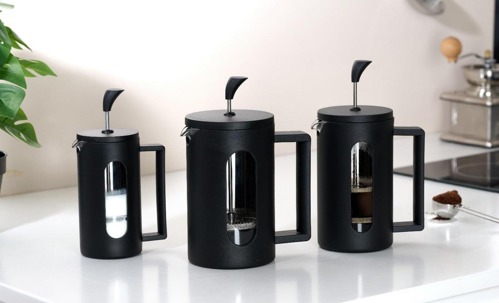 KAFFEEBEREITER / FRENCH PRESS Adana schwarz 600 ml - Schwarz, Glas (1/1/1cm) - Ritzenhoff Breker