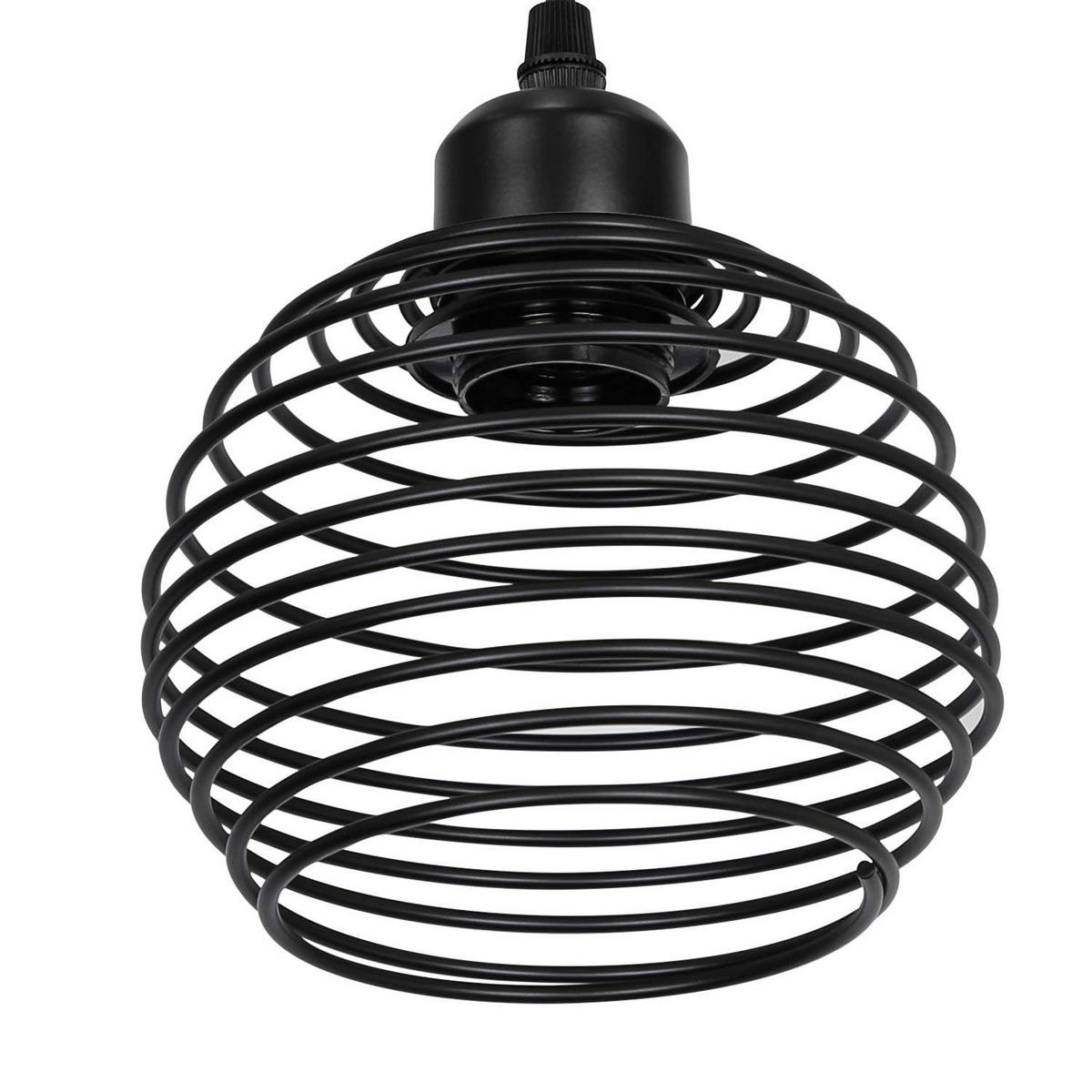 PENDELLEUCHTE Kaelisyn 50/15/144 cm - Schwarz, Metall (50/15/144cm) - ZMH