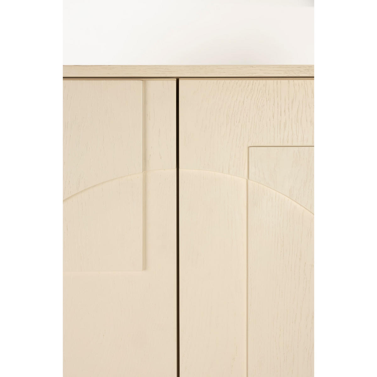 AUFBEWAHRUNGSSCHRANK Faces Holz Beige - Beige, Holzwerkstoff (100/140/45cm) - Zuiver
