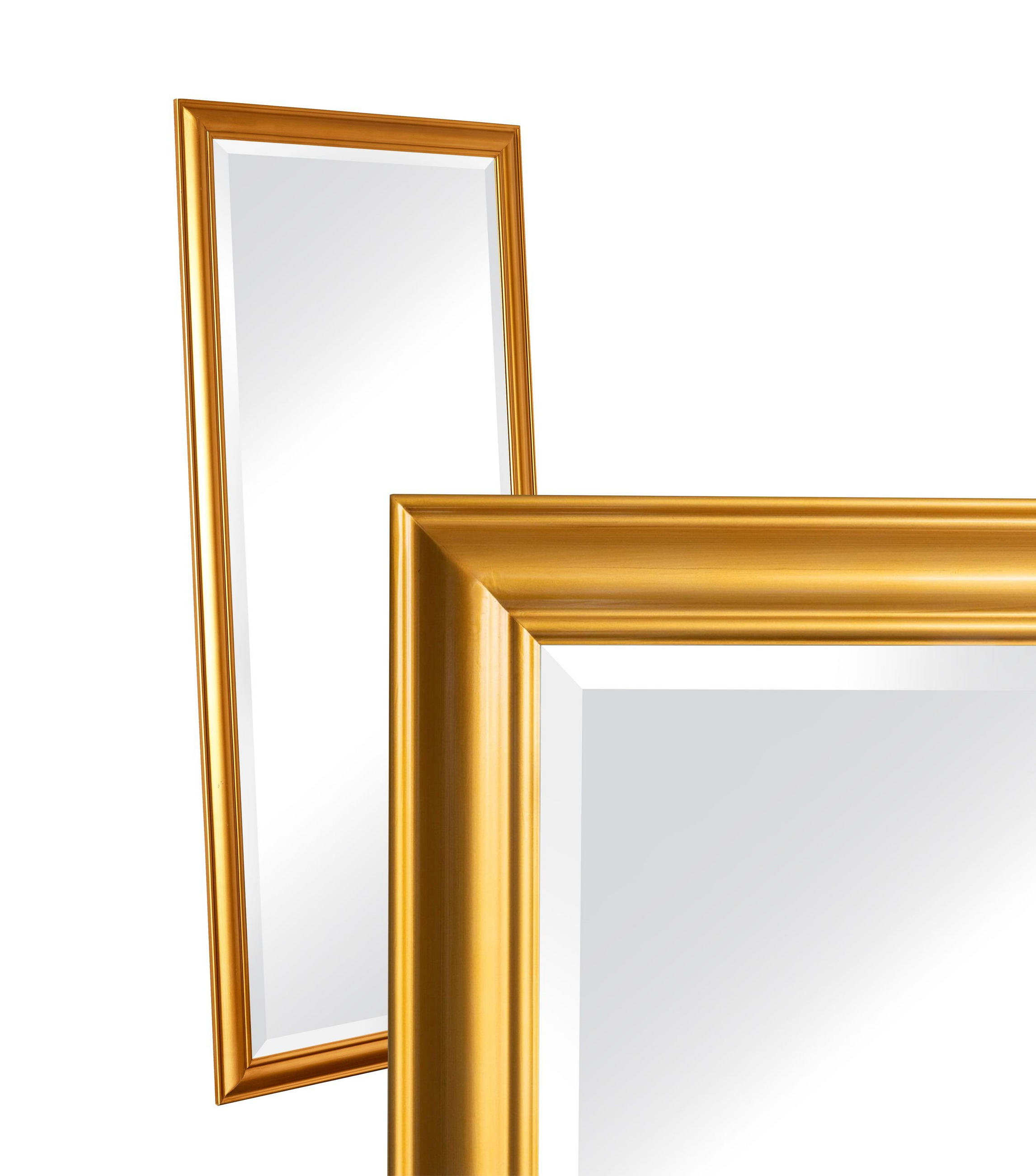 WANDSPIEGEL XL 180x80 cm, Gold, Holz - Goldfarben, Holz (80/180/80cm) - dasmöbelwerk