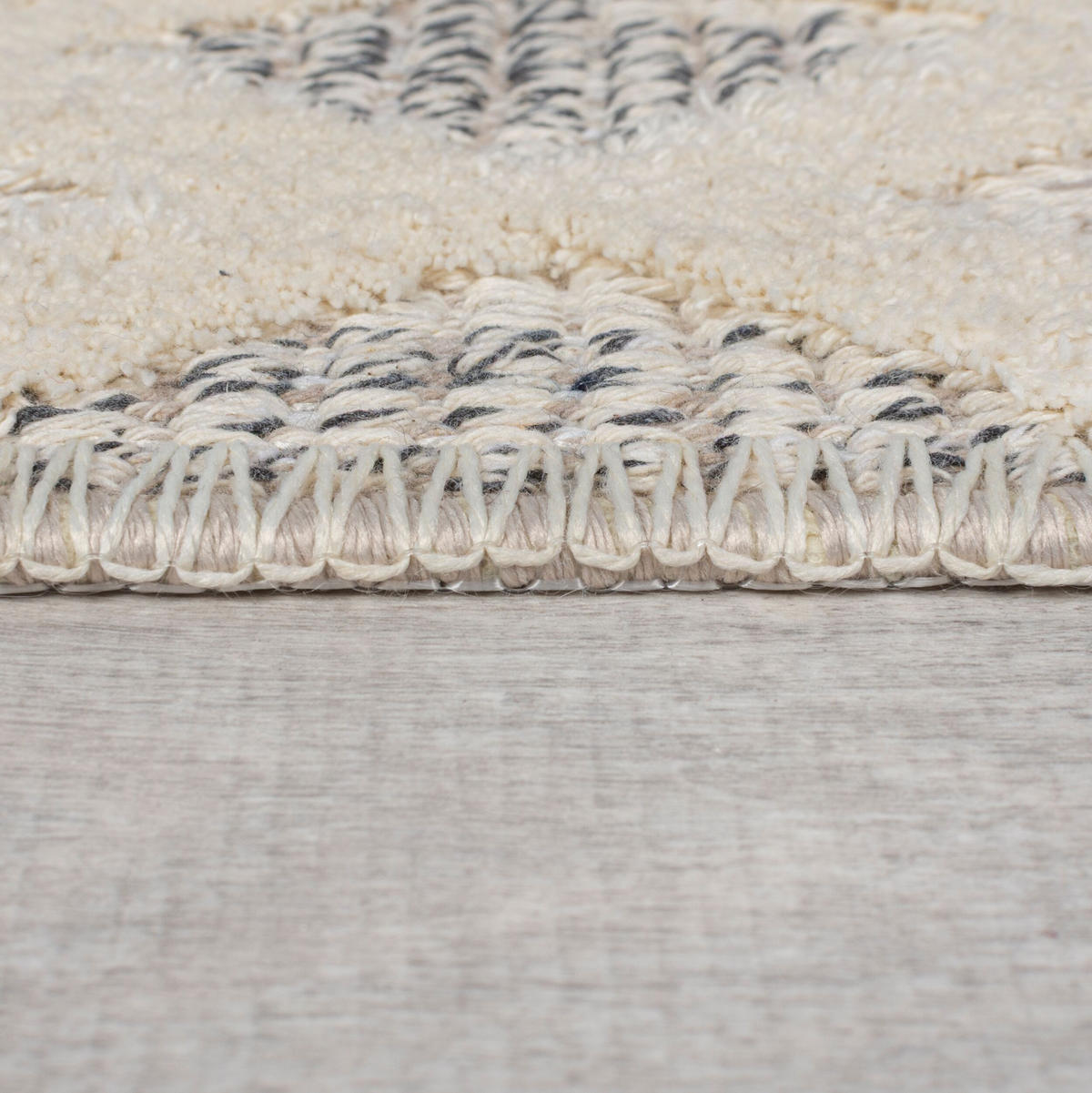 TEPPICH Waschbar RIDGE, gestreift, Grau-Beige, 194 x 290 cm - Beige, Textil (290/194cm) - KADIMA DESIGN